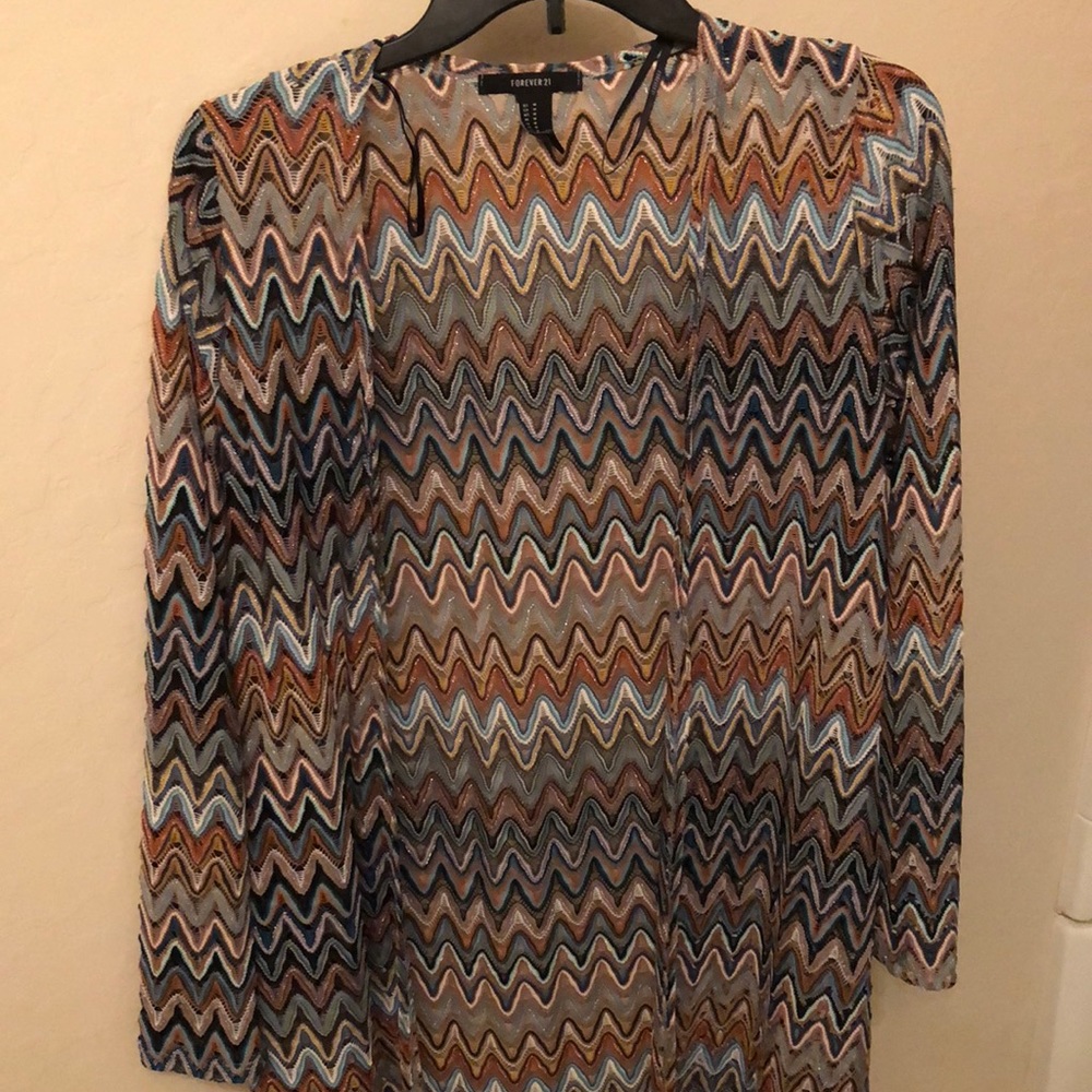 Long line kimono